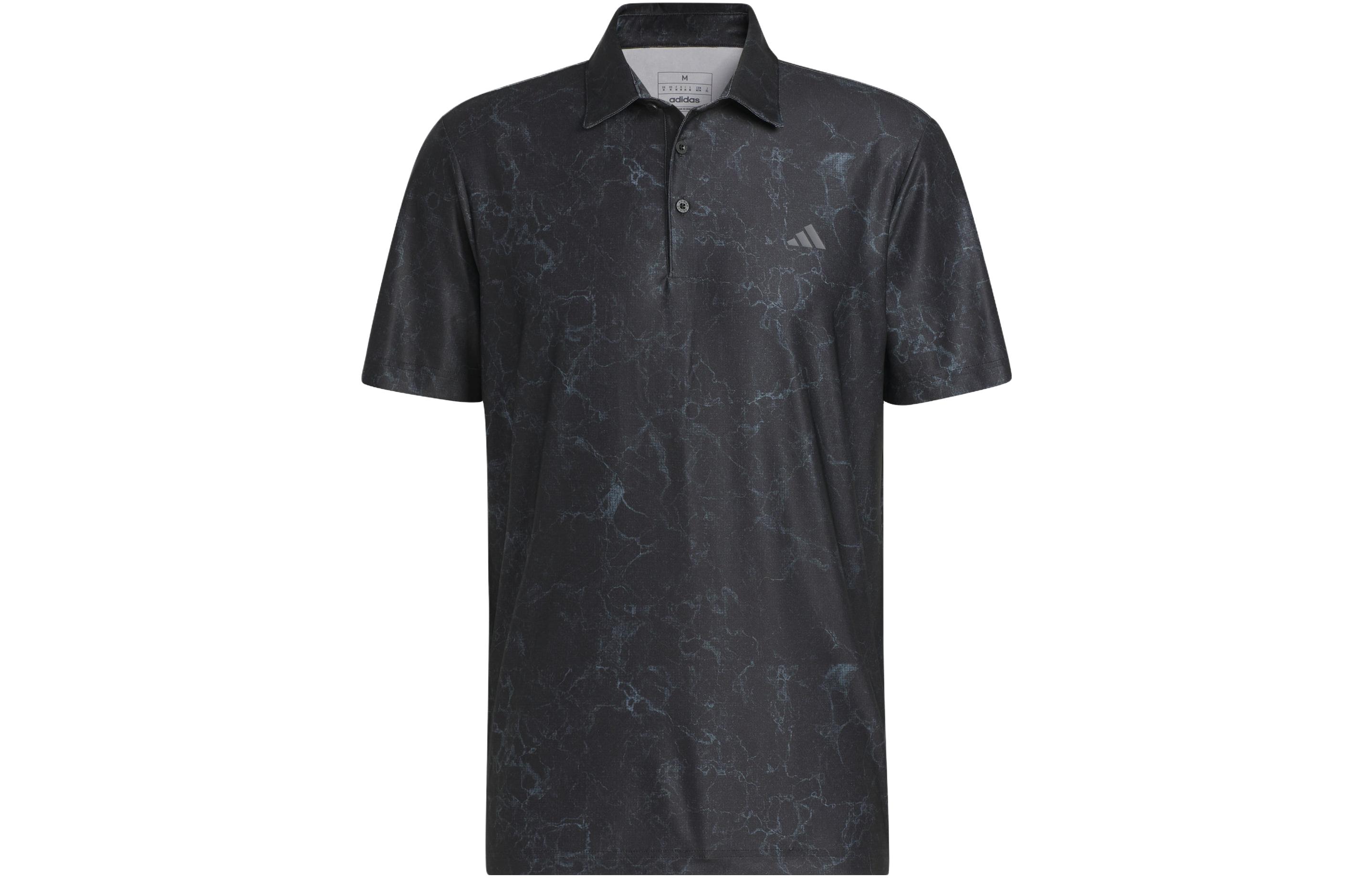 Мужские поло Adidas Ultimate365 Черный Воротник-поло Умеренный Прямой крой HZ3191 L