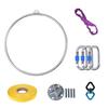 Rotating Gymnastics & Aerial Yoga Rings with Suspension Plates