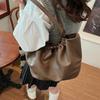 Premium sense retro large-capacity bag women's 2025 new casual versatile shoulder bag tote bucket bag