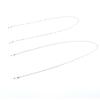 2pcs Face Cover Holder Chain Lanyard Strap Simple Metal Sunglasses String Holder