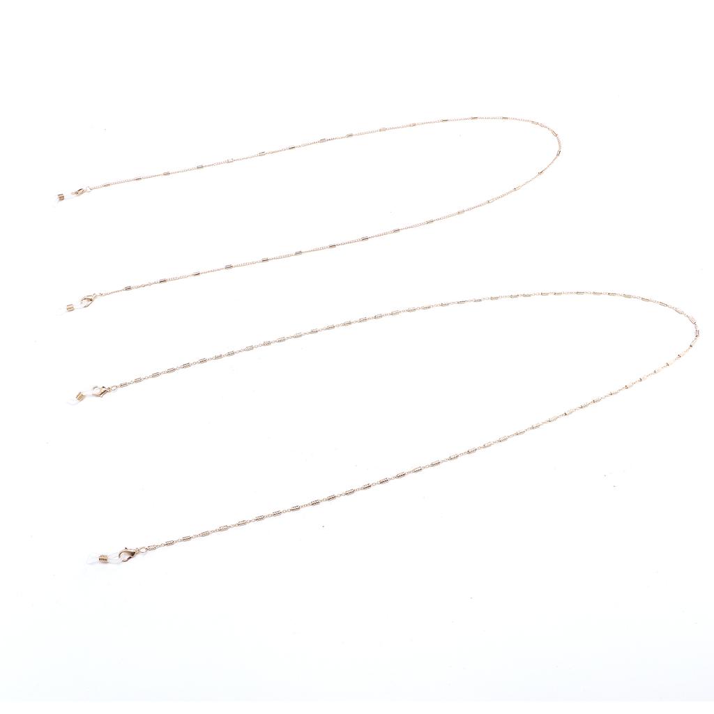 2 Stück Gesichtsmaskenhalter Kette Lanyard Band Einfacher Metall Sonnenbrillenbandhalter