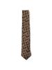 [BEAMS PLUS] Silk Square Pattern Print Tie for Men, BROWN, FREE SIZE 38440016107