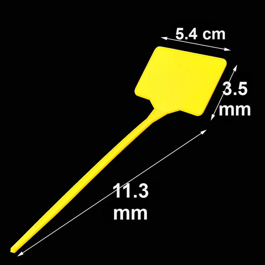 10 Stück Blumentopf Kunststoff Sukkulente Gartenmarkierer Pflanzenetikett Anhängeetikett
