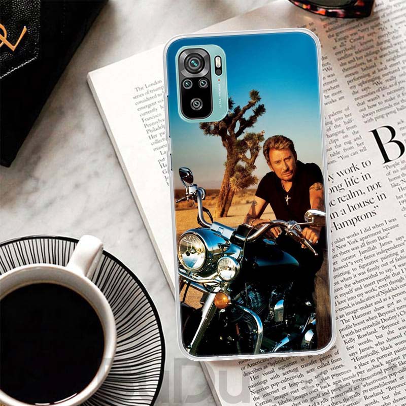 

Johnny Hallyday Music Cover For Xiaomi Redmi Note 13 12S 12 11 11S 10S 10 Pro Plus Phone Case 11E 11T 9 9S 8T 8 + Print Coque Re Redmi Note 13 4G