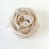 Solid Color Scarf Cotton and Linen Shawl Yarn Women's Summer Sunscreen Headscarf Retro Yarn Lengthened