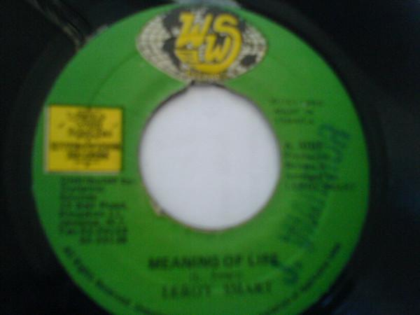 

7inch Record LEROY SMART Meaning Of Life NONE WWS Records 1990 Jamaica Reggae Ska Dub Used