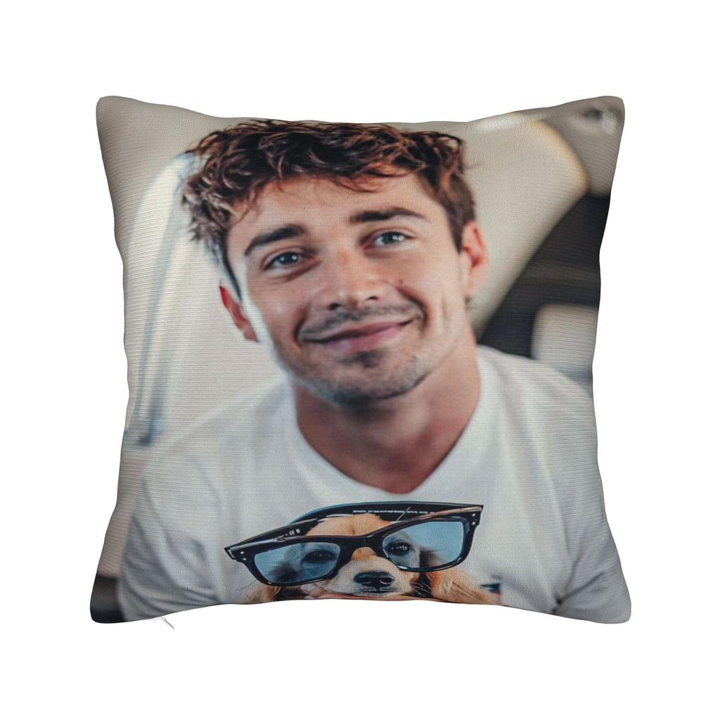C-Charles Leclerc Pillow Covers Merchandise Soft Cushion Cover Decor  Throw Pillow Case Cover Home Multi Size