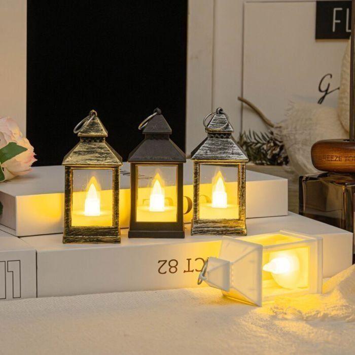 Lanternes LED - AIMOONSA - lanternes LED - Lot de 10 - Piles incluses - 15 cm