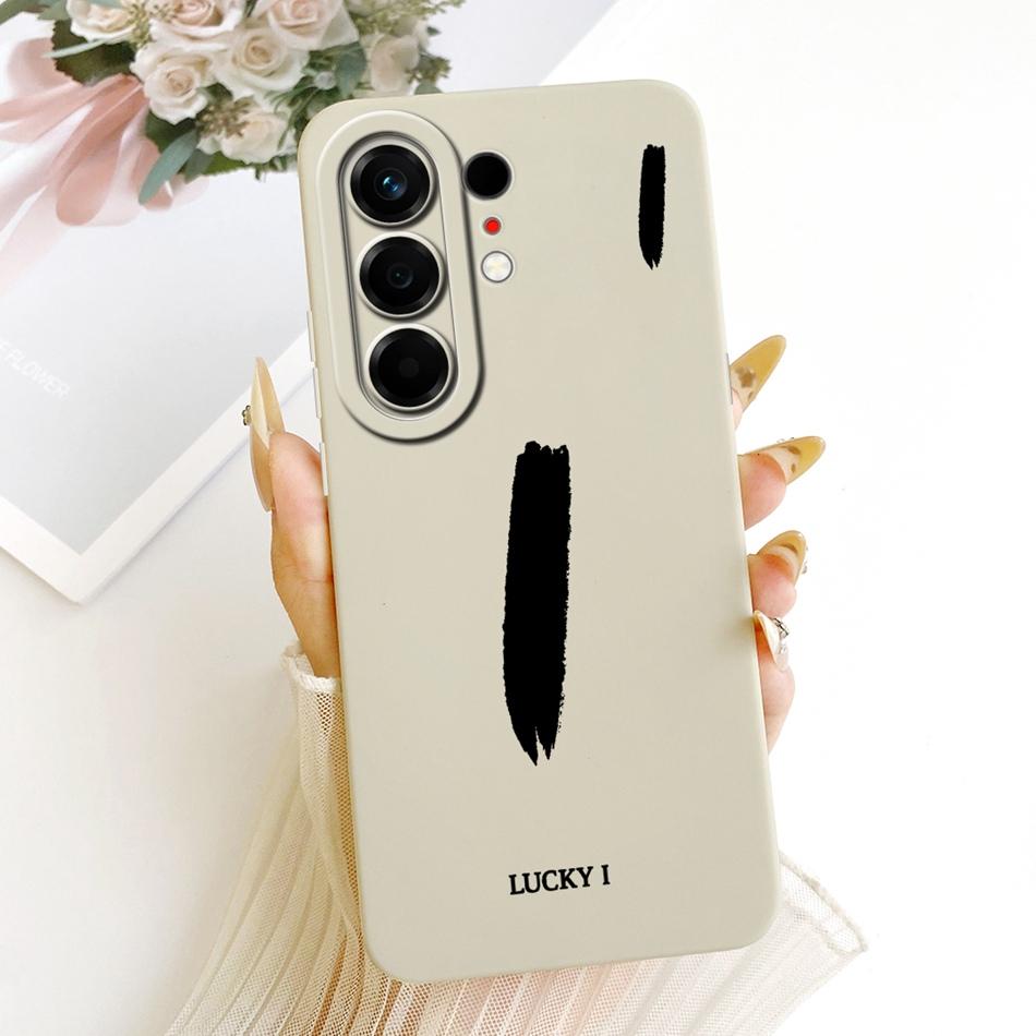 For Tecno Camon 50 Pro 4G CN5c Lucky Initial Letter Phone Case For Tecno Camon 50Pro 4G Soft Silicone Cases Bumpers