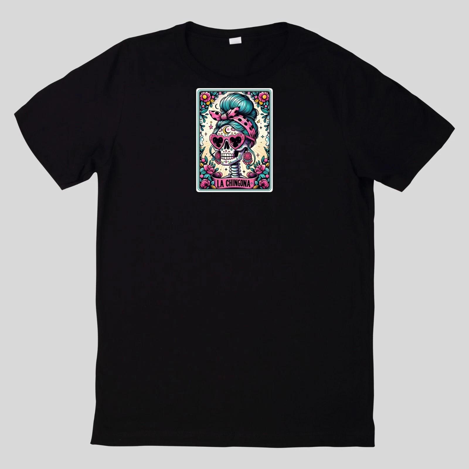 T-Shirt Lustige Skelett Tarot karte Baumwolle Fun Spaß Sprüche Lustig Cartoon XXL