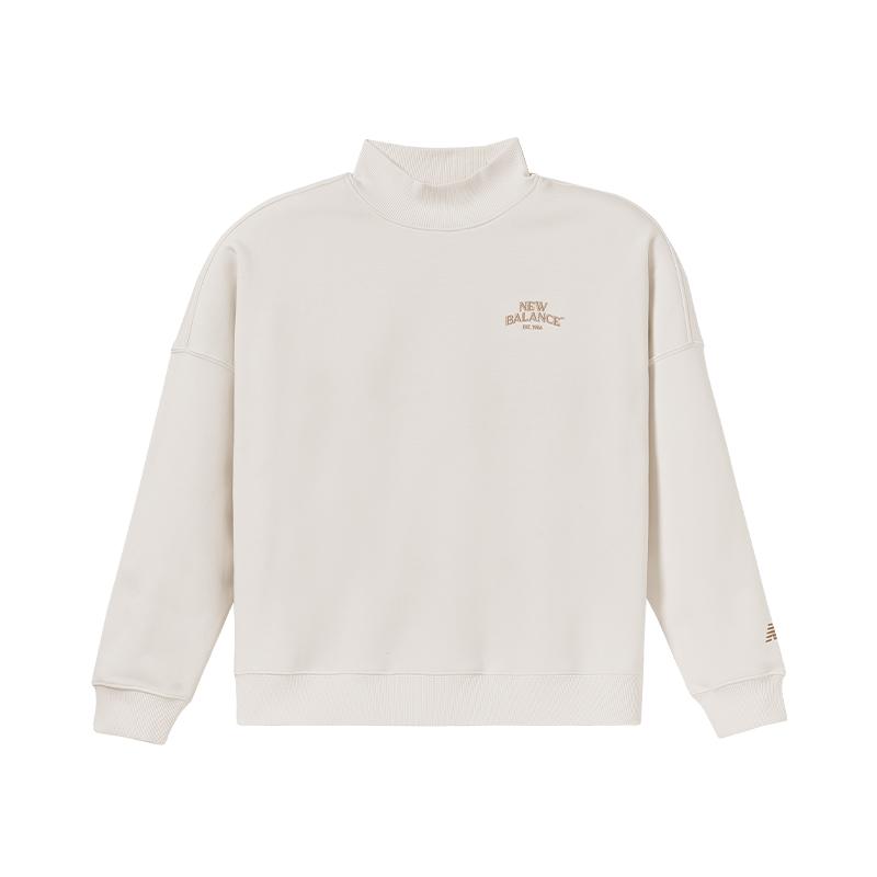 

New Balance Sweatshirts Women s NCD43262 IV Stand Collar Moderate Regular NCD43262-IV L