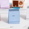 Simple 2024-2025 Calendar Creative Monthly Planner Gift Standing Flip Calendar  Desk Decoration