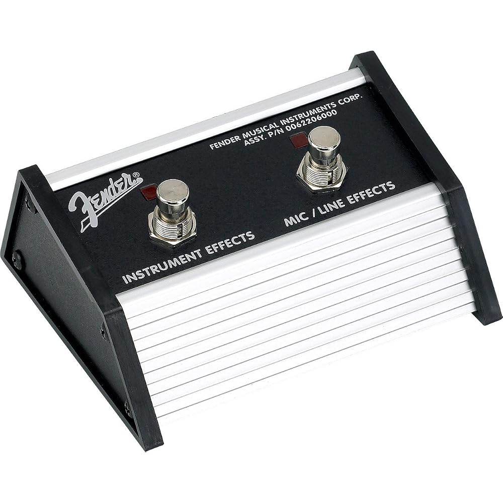 Fender 2-Button Footswitch Effects On-Off Switch Guitar Accessory