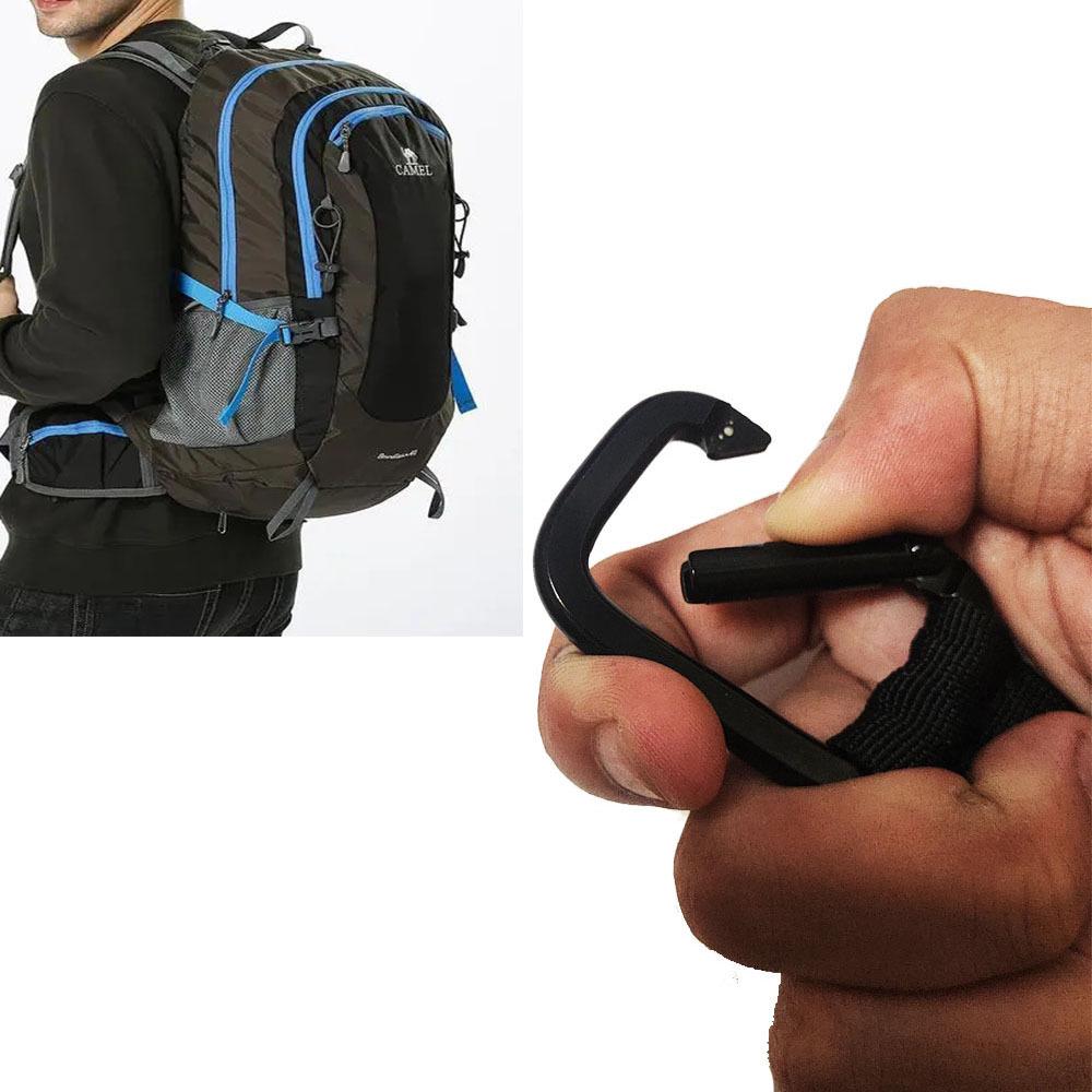 Travel Climbing Water Bottle Hanging Hook and Waist Belt Lanyard