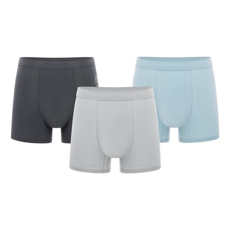 PurCotton Men's Ultra-Breathable 60-Count Cotton Antibacterial Boxer Briefs