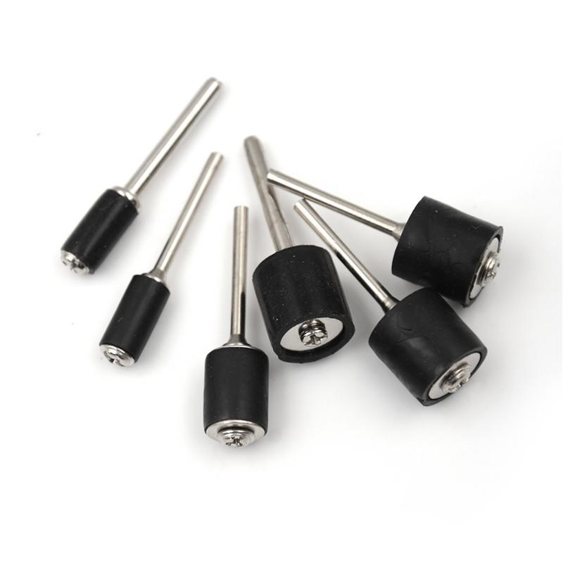 6Pcs Mandrel 1/4 1/8 Shank 6.35-12.7Mm Drum Sanding Nail Drill Bit Abrasive Tool