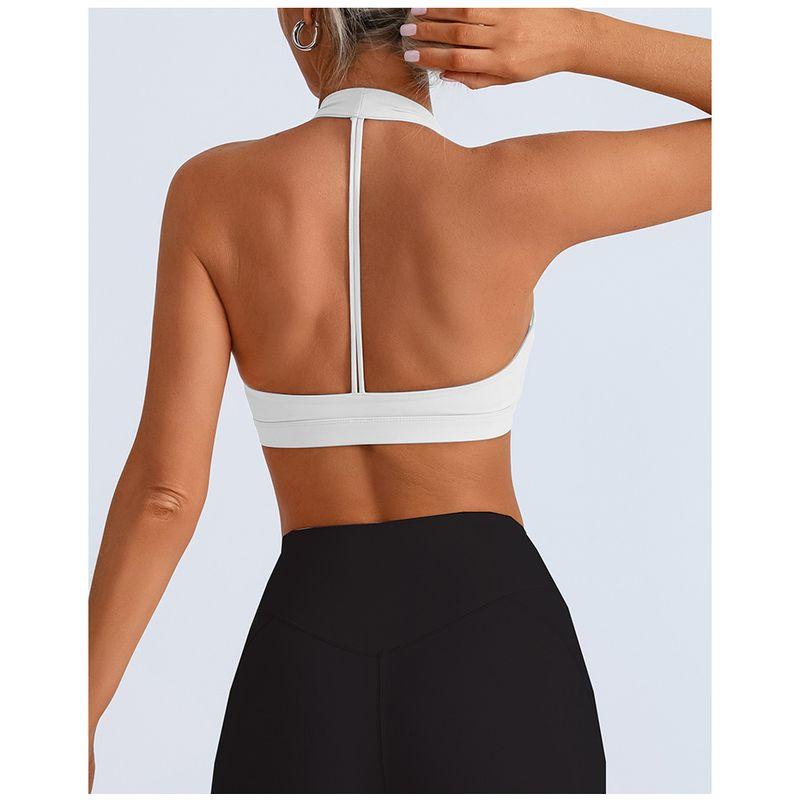 Cross-Border Fashion Sports Workout Bra Women's with Chest Pad Beauty Back High Elastic Quick-Drying Yoga Running Training Vest Bra