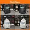 Nylon Letter Backpack For Teens With Design And Casual Style