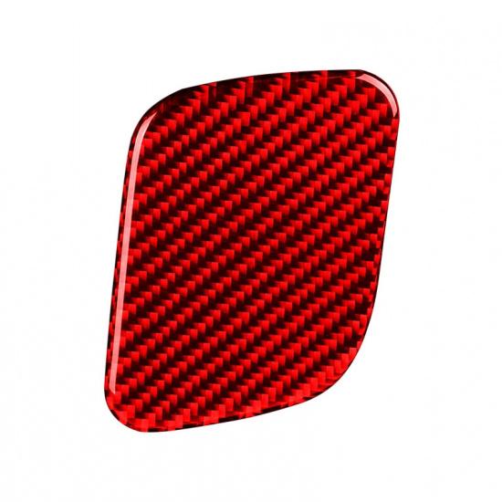 For Ford Mustang GT 2015-2021 Carbon Fiber Car Main Driver Storage Box Decoration Cover Sticker Decal Car Interior Accessories