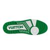 Louis Vuitton Trainer Casual Low Top Stylish Skateboarding Shoes Unisex White Green 1ABNTU