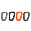 5 Pcs/pack Plastic Climbing Carabiner D-Ring Key Chain Clip Hook Camping Buckle Snap
