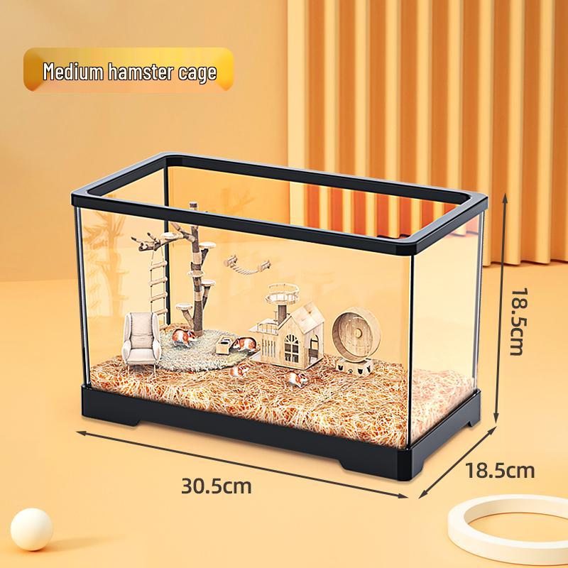 Large Acrylic Hamster & Chinchilla Cage Villa Breeding Box