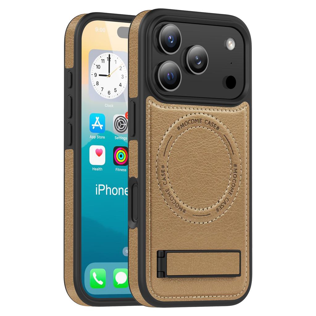 Per iPhone 11 12 13 14 15 16 17 Pro Ma/AIR 16E 16 15 Plus Custodia di Ricarica Wireless Custodia in Pelle per Telefono Cover Protettiva