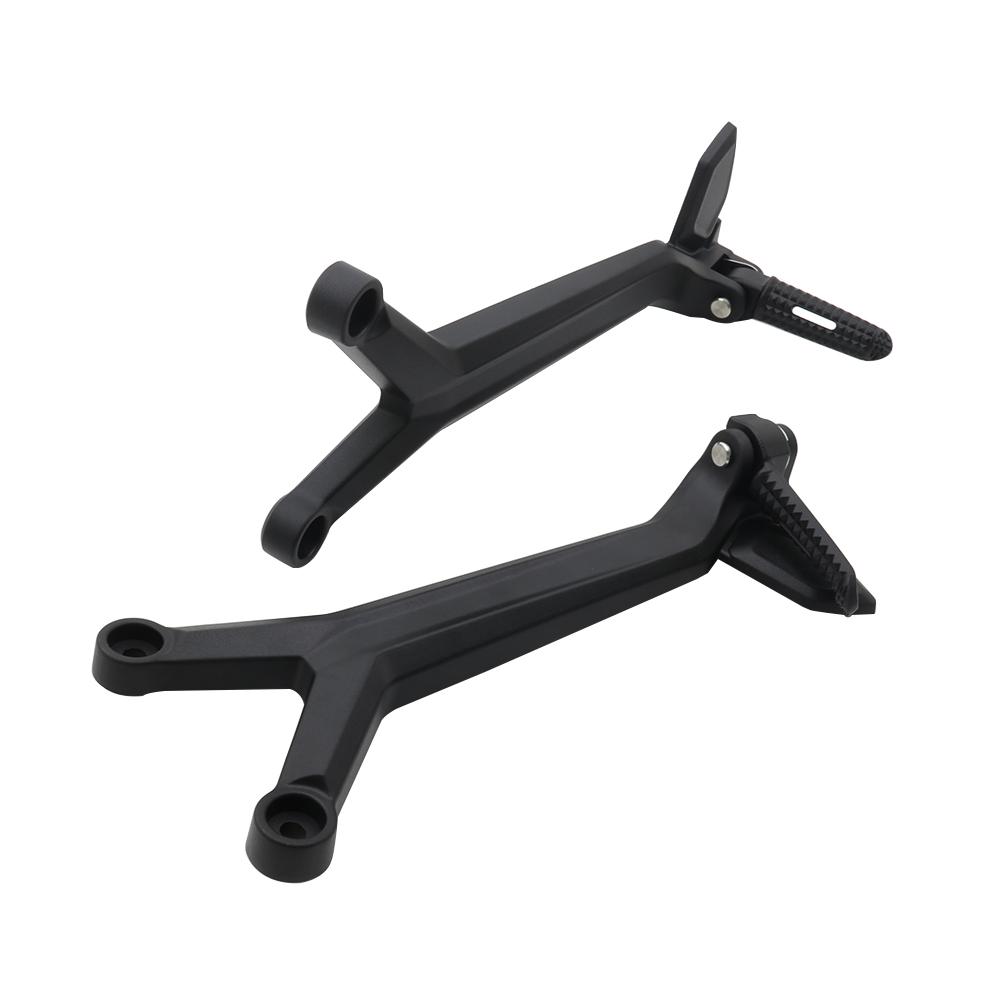 For TRIDENT660 Trident 660 2021-2025 Motorcycle Rear Footpegs Kit Foot Rest Bracket Full Set 2021 2022 2023 2024 2025