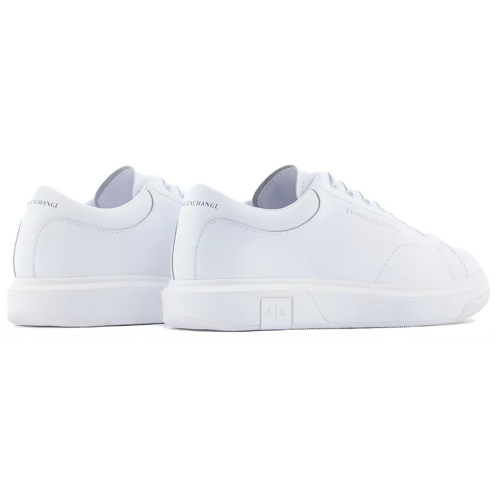 Armani Exchange Leather Sport Minimalist Low-Top Sneakers Men sneakers White XUX123XV534100152