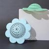 4Pcs Silicone Flower Sink Strainer Soft Hair Catcher Multifunctional Hair Stopper  For Bathroom