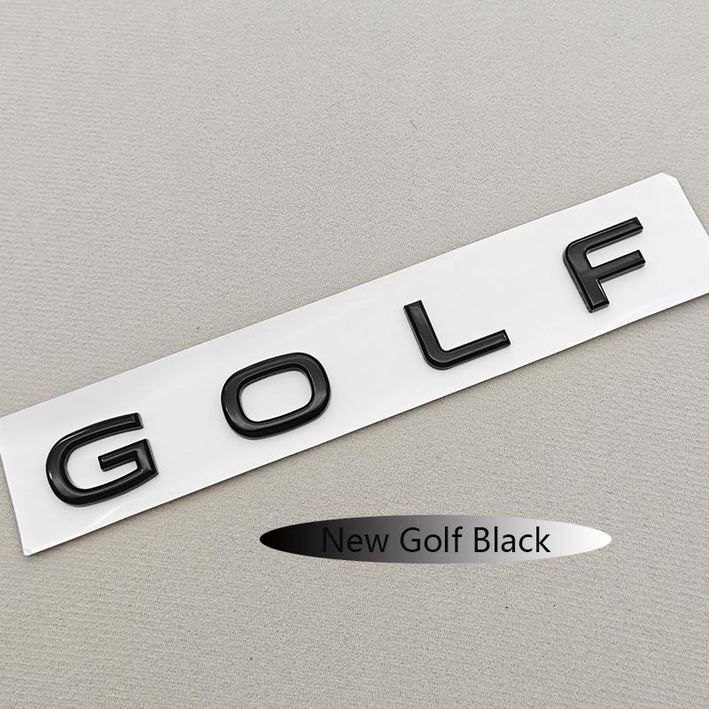 For VW VOLKSWAGEN 2026 New 3D ABS Logo Golf Emblem Letters Badge Car Rear Trunk Sticker For Volkswagen VW Golf 4 5 6 7 8 MK4 MK5