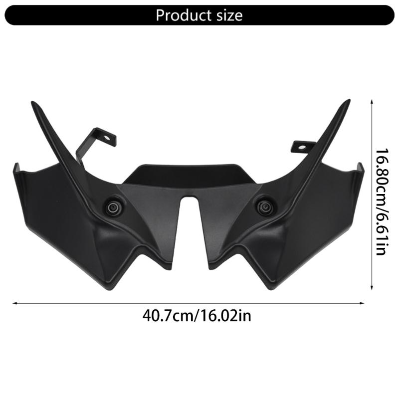 Streamlined Motorcycle Wind Deflector Optimized For Reduced Air Resistance Improves Riding Safety And Easy Installation Without Professional Tools