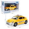 Double Door Simulation Taxi Taxi, Educational Lights With Music Toy Car, Children'S Inertia Car