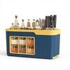 Herb Storage Box, MultiFunctional Condiment Organizer, Countertop Seasoning Jar Set, Quick Grab,