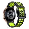 No Gap Silicone Strap for Samsung Galaxy Watch 7/6/5/4 44mm 40mm 5 Pro 45mm Two-Color Wristband Watch 6 4 Classic 47mm 43mm Band
