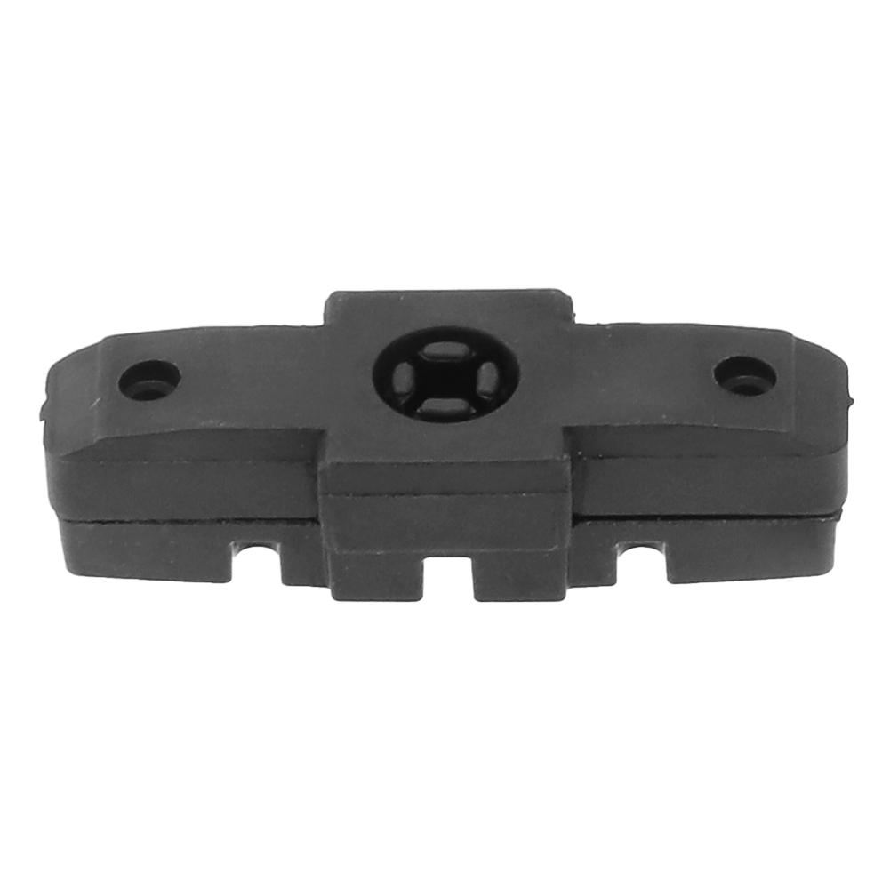 Rennrad-Bremsbeläge, 2 Stück, Schneeschwarz, Teile aus Gummi und Nylon, 2 x umweltfreundlich