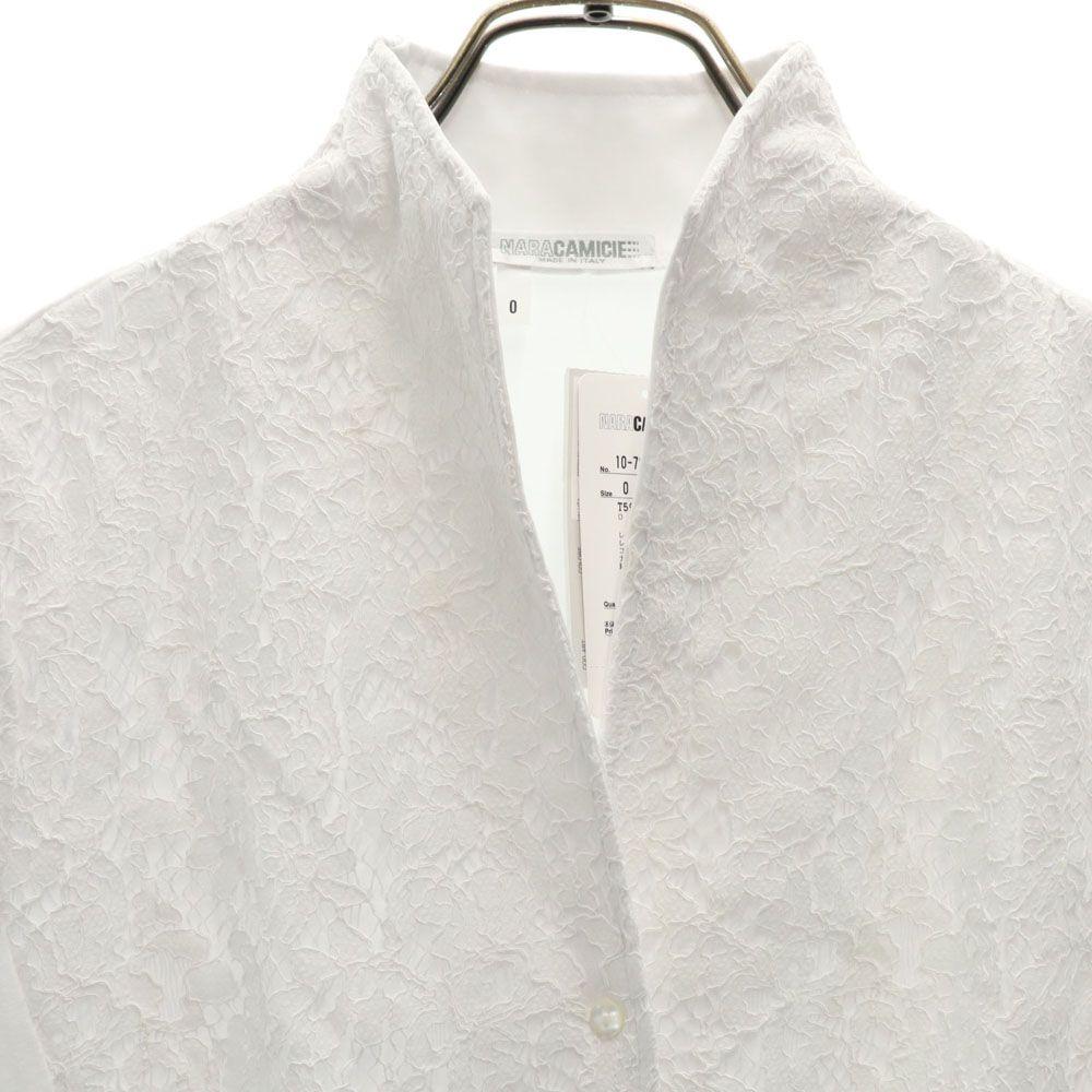 NARACAMICIE Unused Made in Italy Long sleeve race shirt white Tagged Women Used