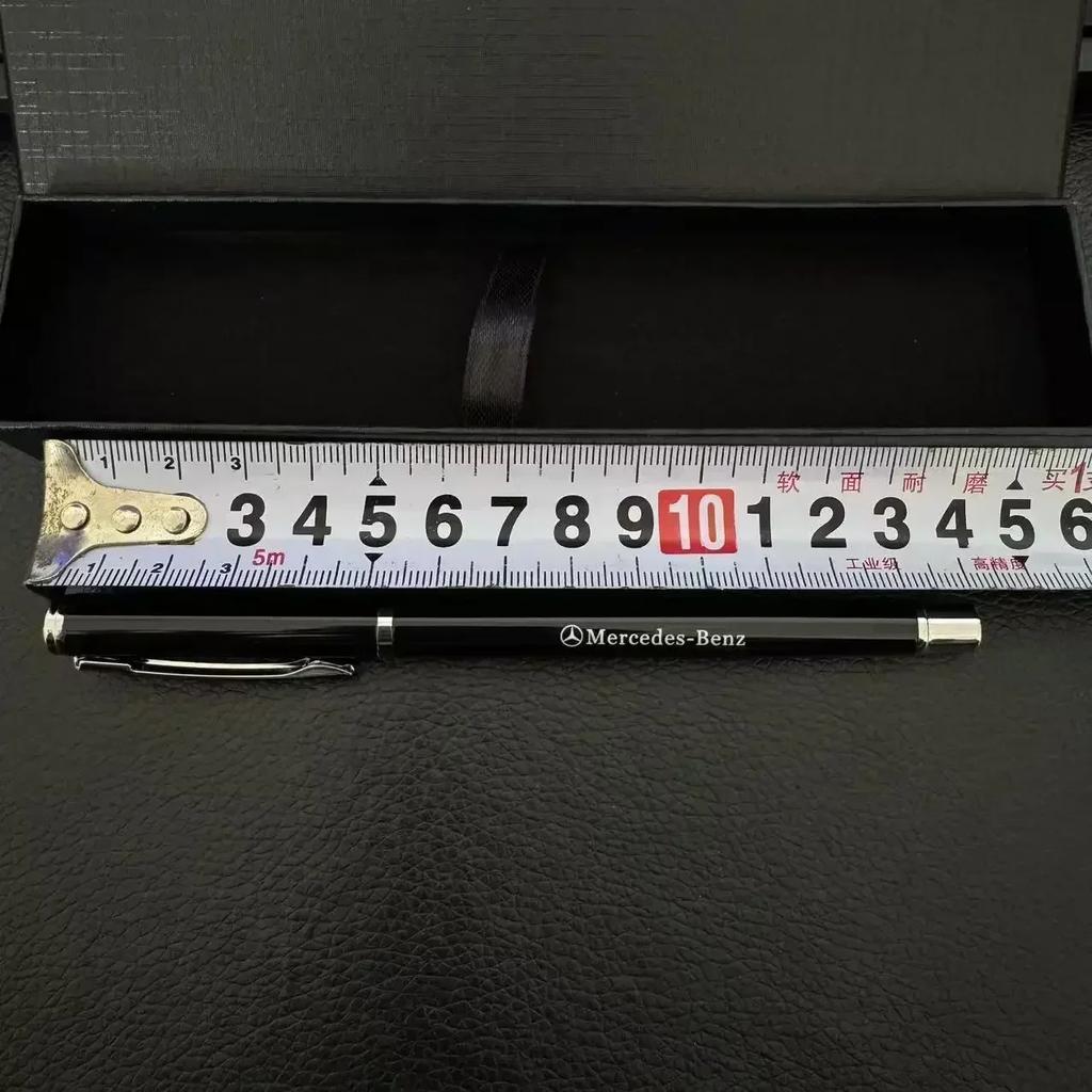 CRB1 Car Logo Emblem Portable Ball Pen Auto Parts For Mercedes Benz S320 W164 W203 W204 W168 C180 E320 A200 CLA Maybach C E S Class