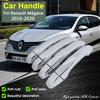 For Renault Megane 4 MK4 IV 2016 2017 2018 2019 2020 Chrome Door Handle Cover Car Styling Accessories Protective Film Stickers