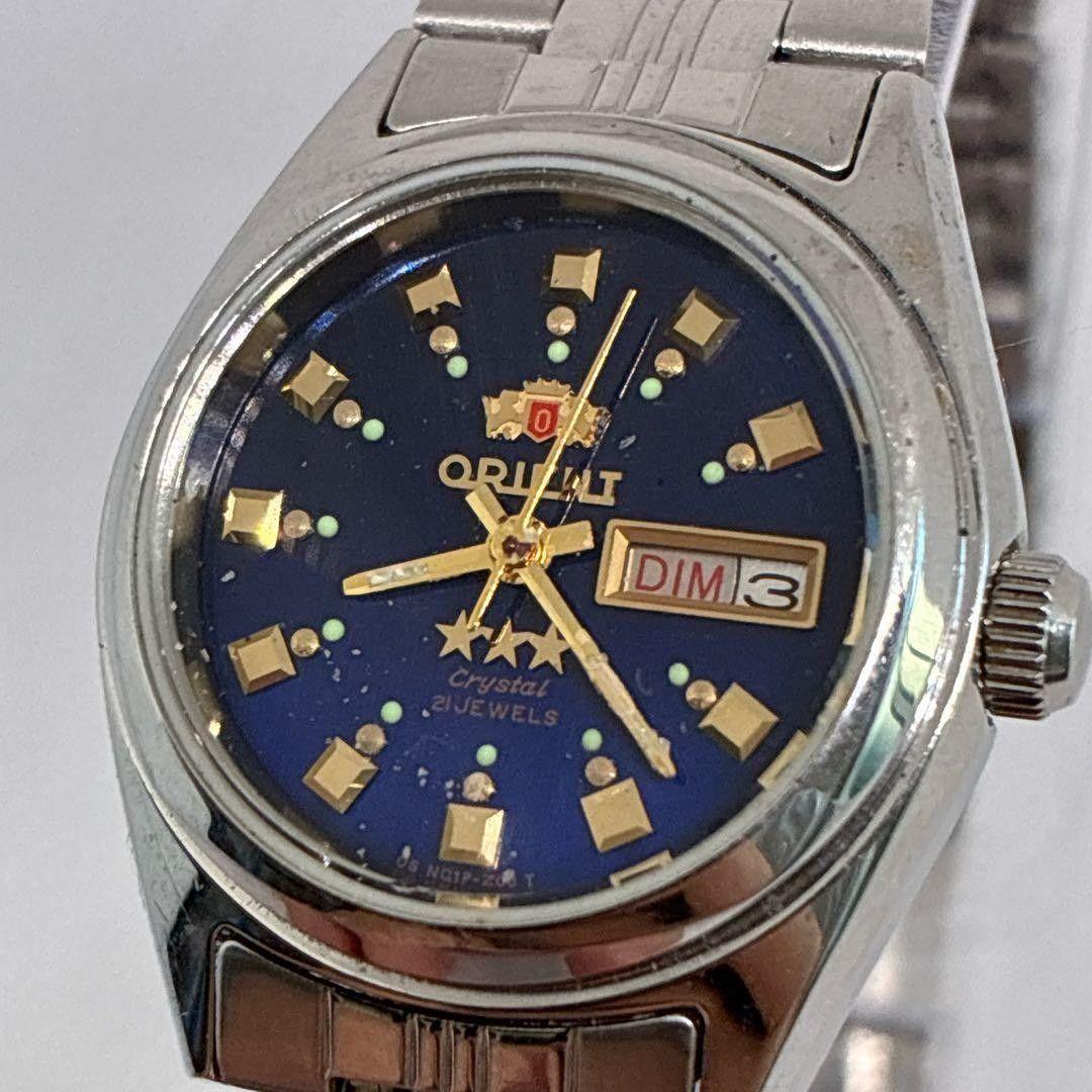Used Good Condition Fudo ORIENT Orient Ladies Watch Automatic Three Star