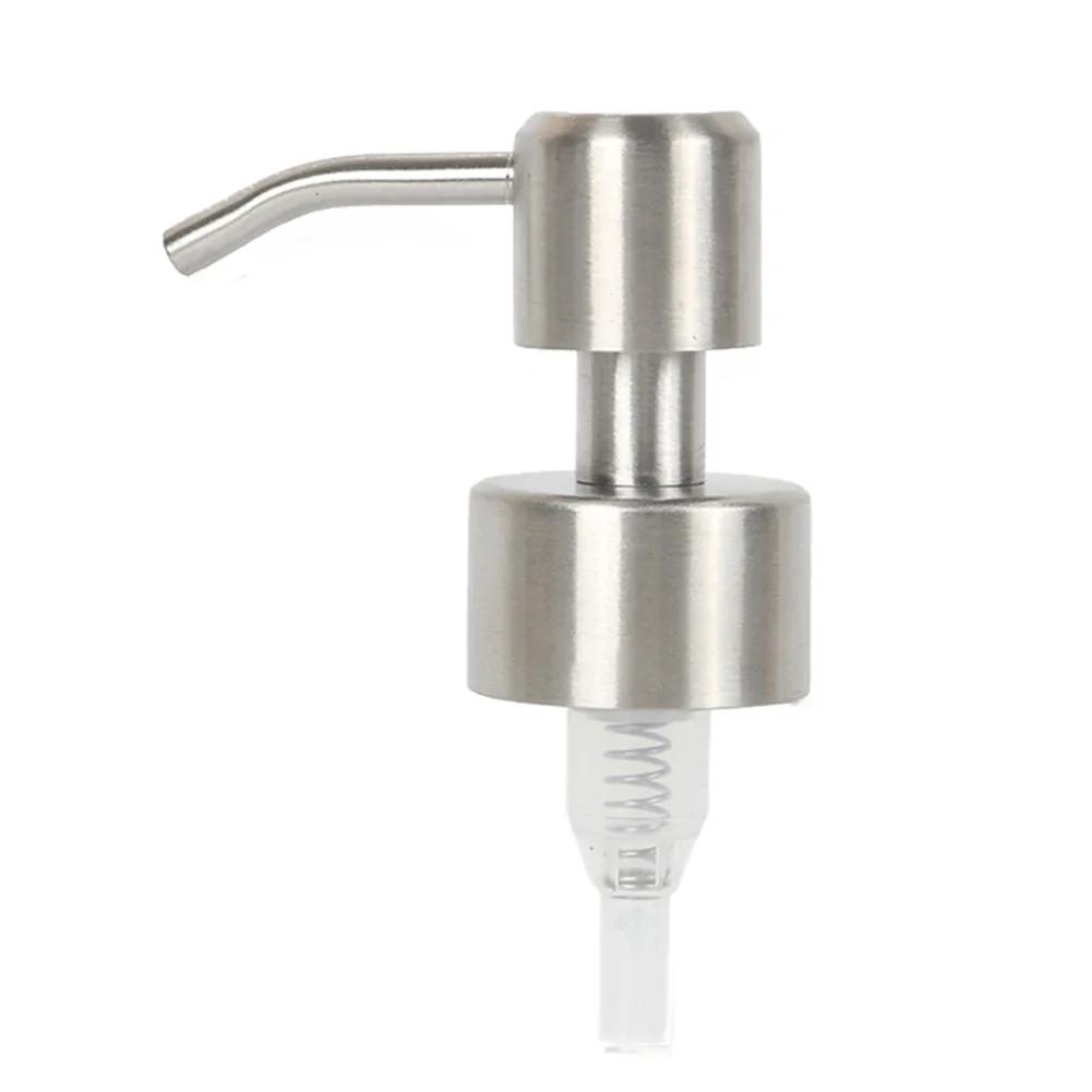 

1pc Soap Dispenser Pump Pump Head Anti-Corrosion Rust-Proof Silver/Black Stainless Steel Soap Dishe Bath New Practical