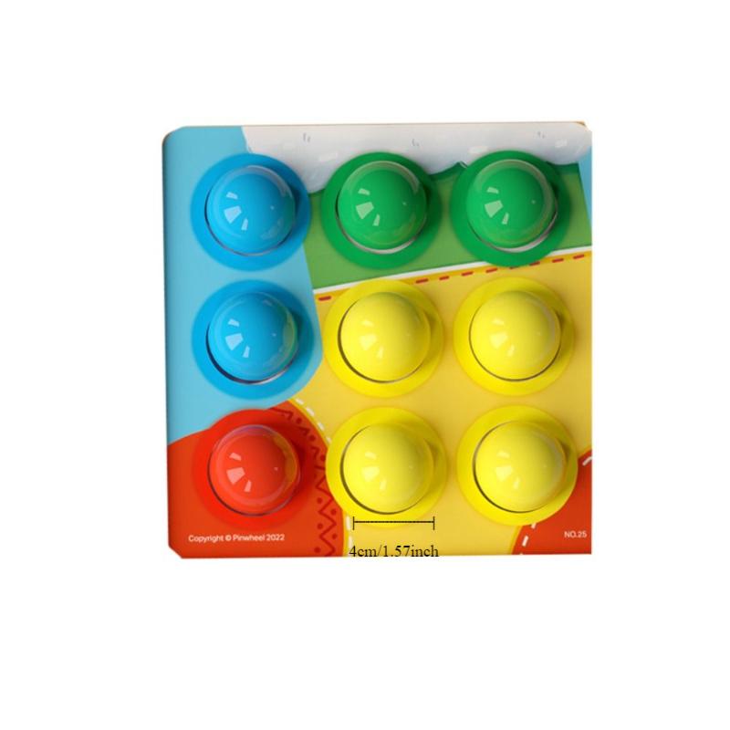 Large Particles Jigsaw Board Games Shape Sorter Mushroom Nail Beads Puzzle Toys  Kindergarten Kids