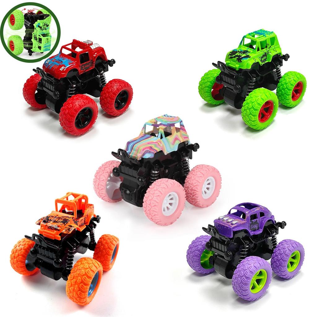 Novelty Toys Car Four-wheel Drive Off-road Vehicle Stunt Children Cars Back Toy Dinosaur Boy In Y5Z1
