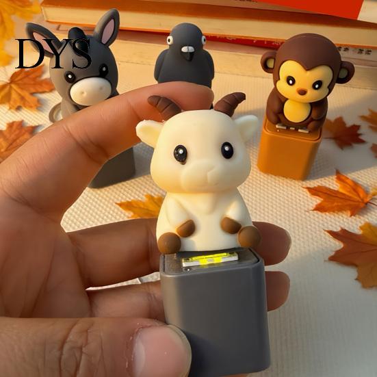 Keyboard Fidget Toy with Light Sound Animal Sound, Rechargeable Cow Goat Tactile Feedback Office Desk Monkey Pigeon Finger Clicker, Push Button