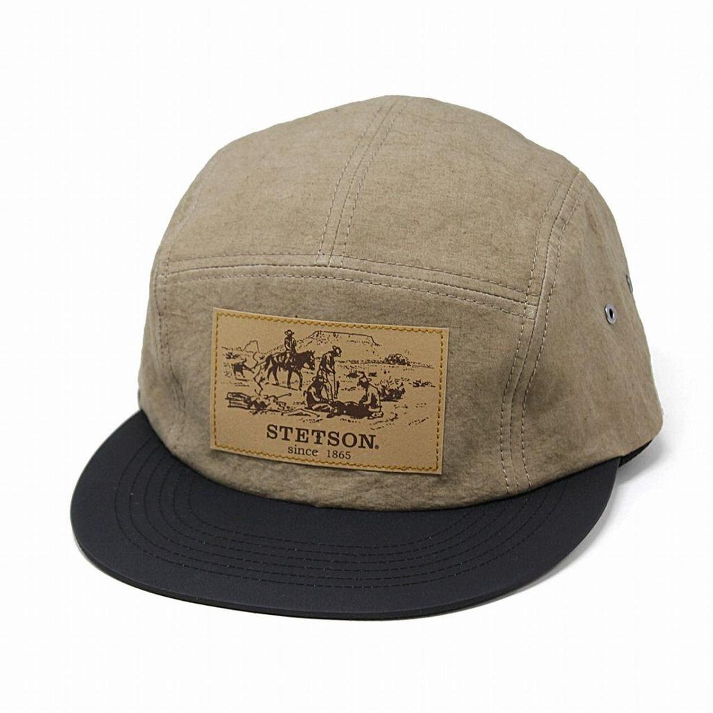 Used STETSON Spring Summer Jet Cap Hat JET CAP Men's Women's Made in Japan Beige [TB]