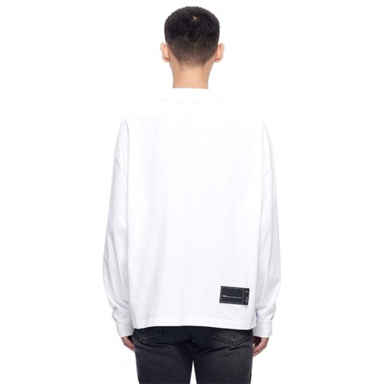 WE11DONE T-Shirts Unisex Crew Neck Moderate Straight Fit WD-TT3-22-868-U-WH