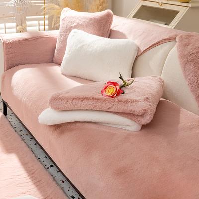 Fashion Winter Thick Soft Plush Comfortable Warm Sofa Cushion Non-Slip Living Room Sofa Cover Towel