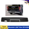 Tailgate Handle Cover For Mitsubishi L200 Triton 2019-2025 Rear Gate Handle Matte Black Protector Cover Car Exterior Accessorie