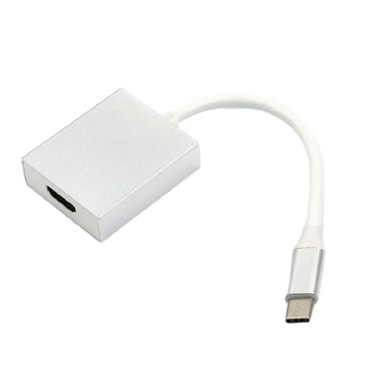 USB C To Hdmis 4K Adapter Aluminum Design For Smartphone Tablets Laptop TV Monitors Connectivity Plugs and Play