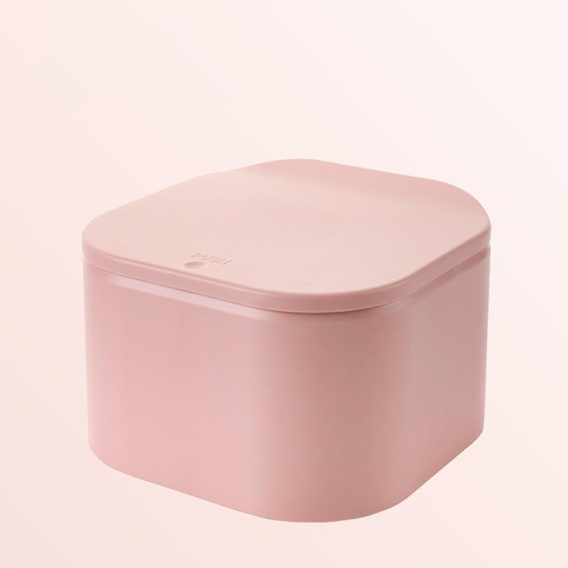 Desktop Small Trash Can Living Room Wastebasket Office Small Trash Can Household Waste Bin Small Desktop Garbage Basket Table